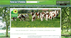 Desktop Screenshot of fermeles13fontaines.com